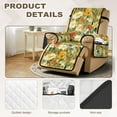 thumbnail image 3 of TSOVTHRID Daisy Floral Oil Painting Print Recliner Chair Covers Comfy Chair Cover for Electric Recliner Slipcovers Non Slip Lazy Boy 1 Seat Sofa Cover Furniture Protector with Pocket for Pets Dogs, 3 of 7