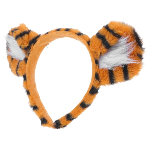 WEUVEB Tiger Ears Plush Headband for School Events and Celebrations