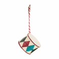 thumbnail image 2 of Ofertas Irresistibles, Colgante pequeño de hierro pintado, caja de regalo de Navidad, bastón para caminar, mini buzón, decoración navideña, adornos colgantes para árbol de Navidad Akmoler, 2 of 6