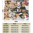 thumbnail image 4 of Blanket Matt Damon Soft and Comfortable Wool Fleece Throw Blankets for Sofa Office car Camping Yoga Travel Home Decoration Cozy Plush Beach Blanket Gift, 4 of 9