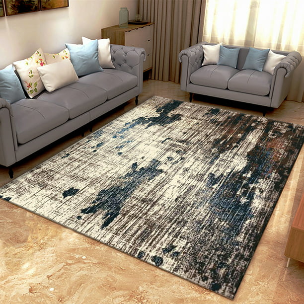 Lelinta Modern Abstract Vintage Cream, How To Choose Area Rug Color For Bedroom