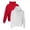 Ash+Athletic Red 2 Pack, variant on Unisex EcoSmart Hooded Sweatshirt, 50/50US Cotton/Polyester Winter Long Sleeve Fleece Pullover (Ash, M)
