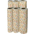 thumbnail image 4 of Jillson & Roberts Gift Wrap, Butterfly Floral, Half Ream 417 feet x 30 inches, 4 of 5