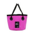thumbnail image 3 of Unique Bargains 20L Collapsible Bucket, Travel Portable Water Storage Container, Purple, 3 of 7