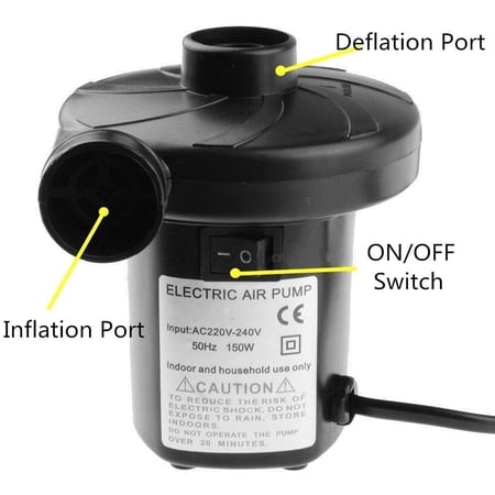 pump for blowing up paddling pool