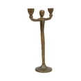 thumbnail image 6 of Modern Metal Taper Candle Holder - Handcrafted Aluminum Candelabra - Contemporary Home & Office Decor - Metallic Finish - 15" Gold, 6 of 11