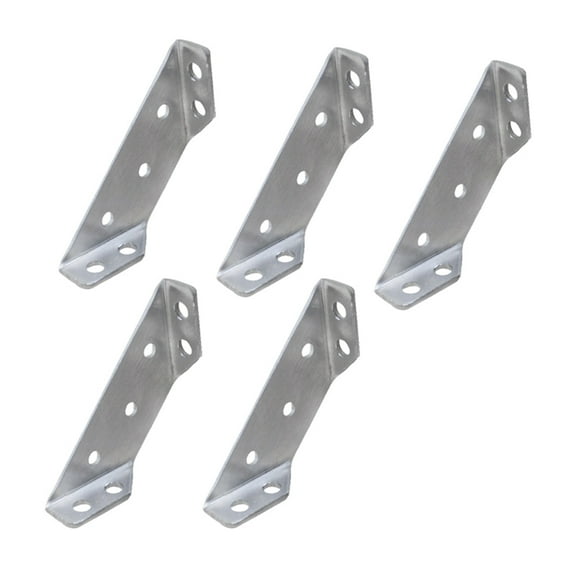 GETAJGHSD Small Corner Brace Bracket Right Angle Stainless Steel 5Pack