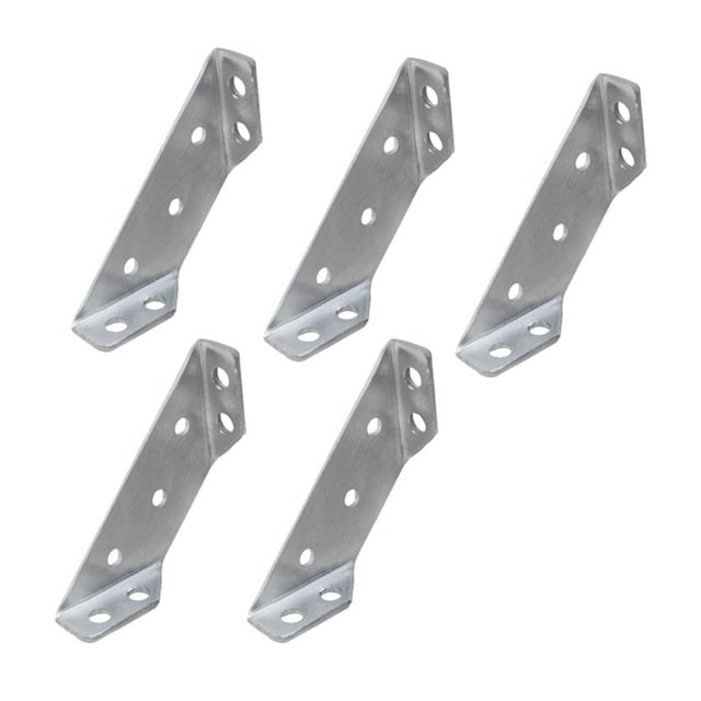 5 Pcs Support d'Angle Droit en Métal Haute Dureté Triangle 90 Degrés Accessoires
