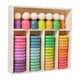 thumbnail image 2 of Rainbow Matching Building Blocks Wooden Rainbow Stacking and Sorting Toy Learning Activity Stack The Peg Dolls Reconocimiento de color para, 2 of 9