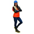 thumbnail image 4 of 10-Pack of Cordova VS272PS Type R, Class II, Orange Mesh Surveyors Vest, Zipper Closure, Two-Tone Contrasting Reflective Tape, Multiple Pockets, Two Inside Lower, Mic Tabs, Small, 4 of 4