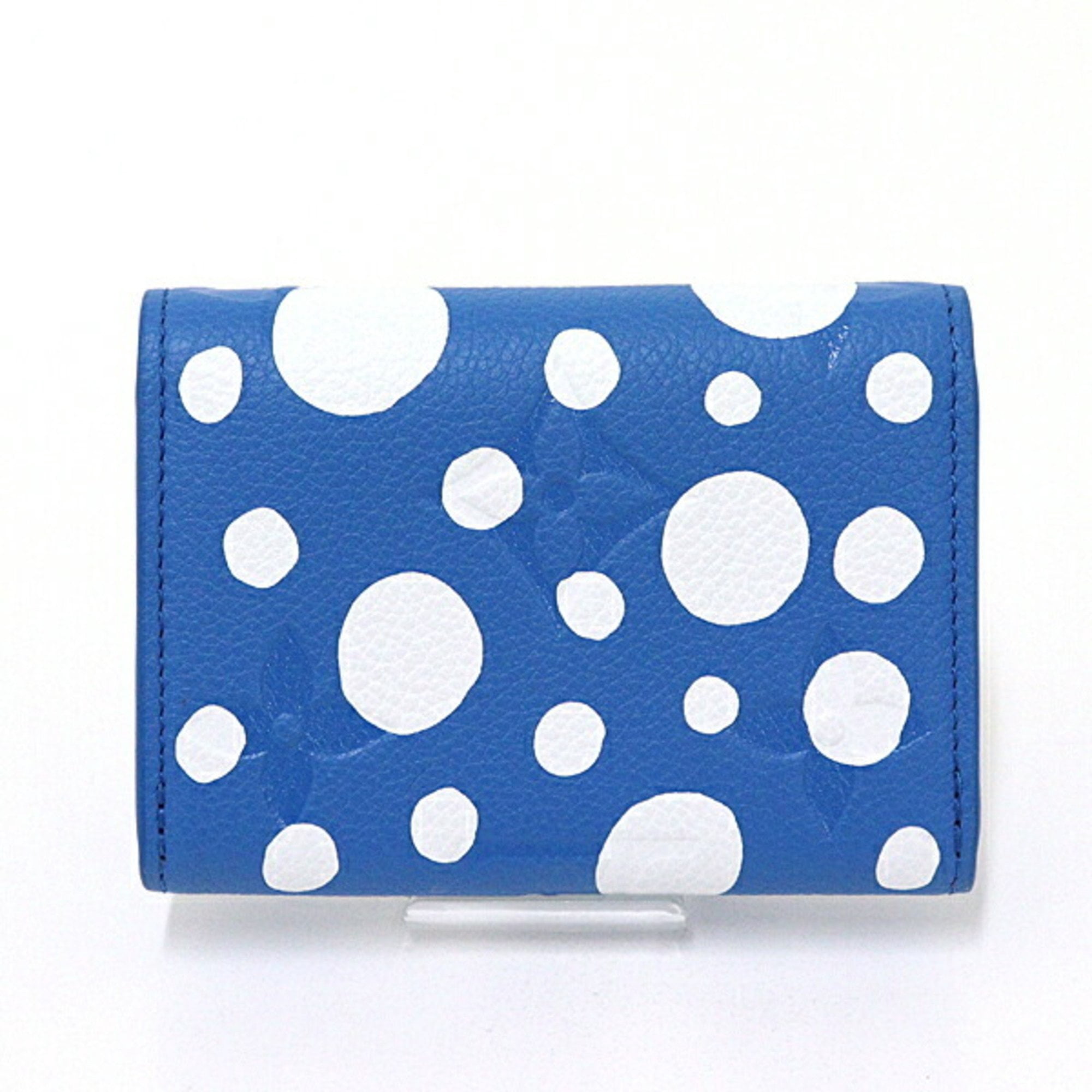 Pre-Owned Louis Vuitton Yayoi Kusama Wallet M81984 Light Blue
