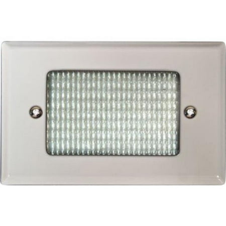

20 watt Recessed Open Face Brick Step & Wall Light White - 12V