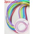 thumbnail image 1 of 2pcs 1.5m Random Color Phone Cable Protector, Charger Cord Saver, Earphone Wire Organizer, 1 of 4