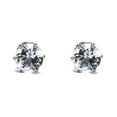 thumbnail image 2 of Naierhg 1 Pair Unisex Cubic Zirconia Magnet Clip No Piercing Earrings Jewelry for Wedding, 2 of 8