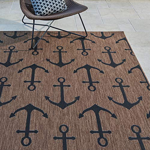 Outdoor Rug Patio Area Carpet 8x10, Large Patio Area Rugs