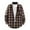 Brown-mens plaid shirt, variant on Mens Plaid Flannel Shirts Casual Button Down Jacket Shirt Button Up Business Work Plaid Formal Plain Dress Top,Long Sleeve Shirt for Men