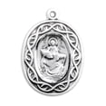thumbnail image 3 of St. Christopher Sterling Silver Medal Necklace, 3 of 10