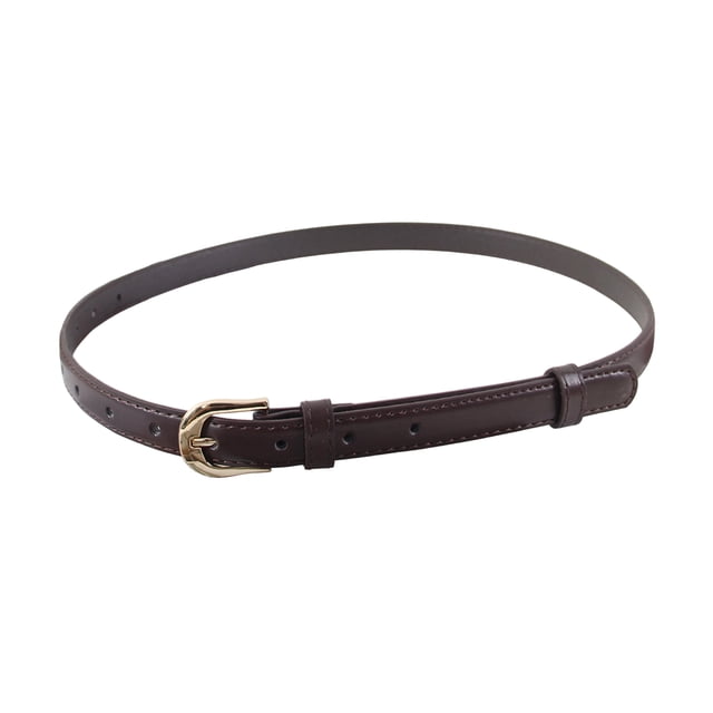 Cinturón de piel sintética para mujer, largo ajustable, fino, para vestir, camisas, tops, accesorios de moda
