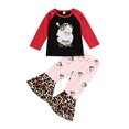 thumbnail image 1 of Kmbangi Baby Christmas Outfits Set, Santa Claus Print, 1 of 9