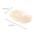thumbnail image 3 of EGNMCR Outdoor Rug Bathroom Rugs Rugs for Living Room Popular Carpet, Household Cold Proof And Slip, Irregular Tea Table Floor Mat, Sofa Cushion Shaggy Slip, 3 of 3
