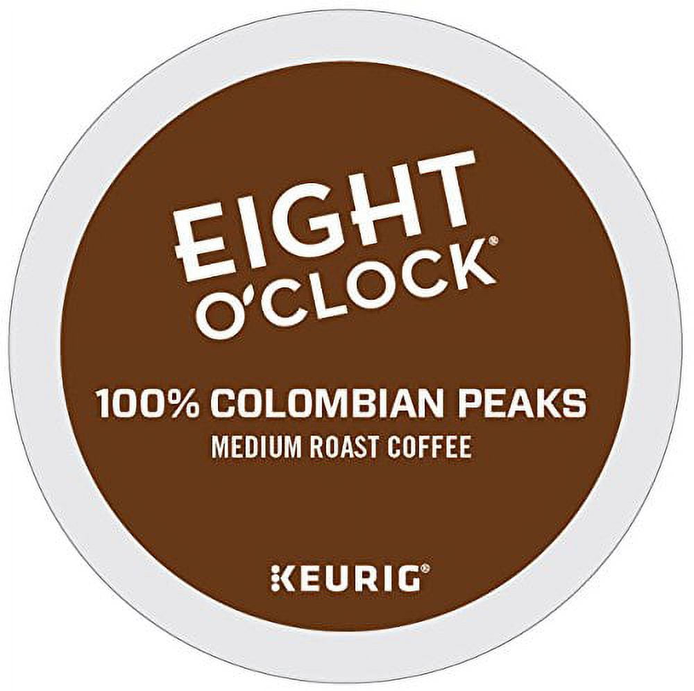 eight o'clock coffee colombian peaks keurig single-serve k-cup