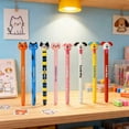 thumbnail image 2 of 8 Pcs Dog Cat Pens Gel Ink Pens Retractable Pens Cute Dog Cat Pen Funny 0.5mm Ballpoint Pens Office Home Supplies for Women Men, 2 of 7