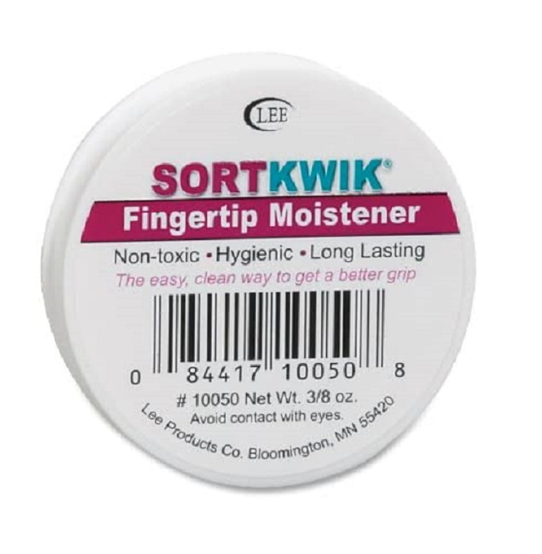 Lee 10050 Sortkwik Fingertip Moisteners, 3/8 Ounce, Pink, 1 Pack