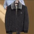 thumbnail image 2 of Men's Winter Warm Lapel Jacket-Fleece & Thickened, 2 of 5