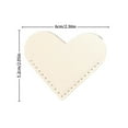 thumbnail image 3 of Clearance Under 5$ Leather Love Book Corner Protector Pink, Fdelink Leather Heart Bookmarks Winjeto Cute Corner Page Book Marks for Teachers Students Book Reading Lovers for S-chool Home, 3 of 4