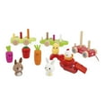 thumbnail image 2 of Janod Farm Pull-Along Train Wooden Toy Set, 2 of 7