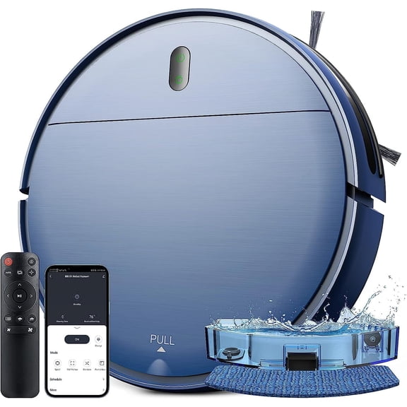 ONSON Robot Vacuum Cleaner, Robot Vacuum and Mop Combo with WIFI/Alexa for Pet Hair and Hard Floor 09