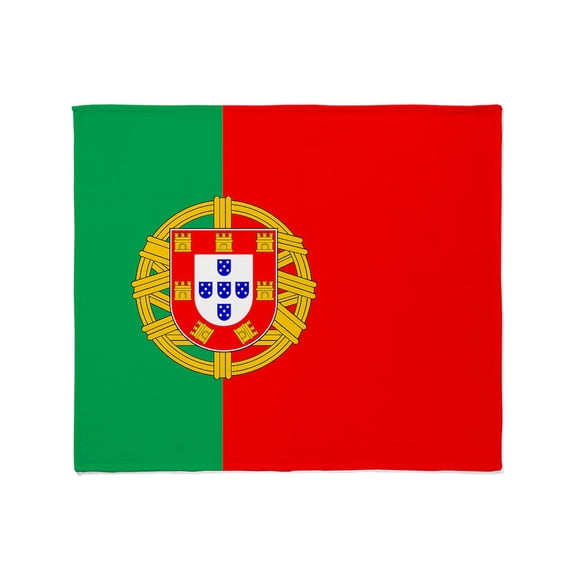 CafePress - Portuguese, Flag Of Portugal Throw Blanket - Soft Fleece Throw Blanket, 50"x60" for All Ages