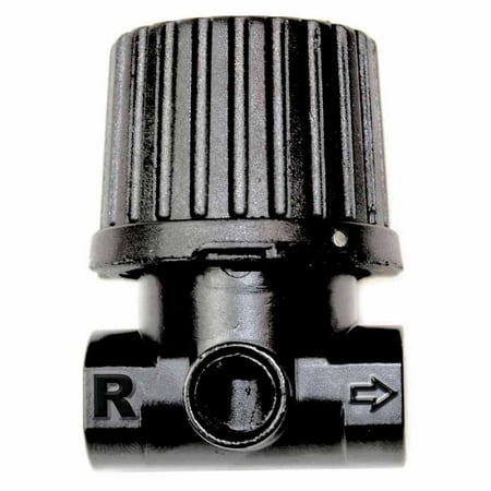 

Interstate Pneumatics WR1120RL 1/4 Inch Mini Metal IN-Line Regulator - Inlet 150 PSI - Outlet 125 PSI - Boxed