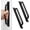 Black, variant on Self-Stick Instant Cabinet Drawer Handles Pulls - 2pcs Aluminum Alloy Drawers Push Pull Handles Helper with Adhesive Door Handle for Kitchen Cabinet Drawer Window Sliding Closet (5.83", Black)