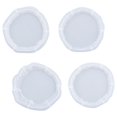 thumbnail image 1 of 4 piezas de fundición de resina de posavasos, manualidades de de silicona DIY, bandeja de almohadilla de para hacer posavasos para Pequeño Redondo perfecl Fabricación de silicona de posavasos, 1 of 7