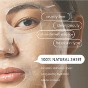 ORIGINAL DERMA BEAUTY 36 PK Vegan Face Masks for Skincare - Hydrating Facial Sheet Mask Korean Skin Care (36PK Cucumber)