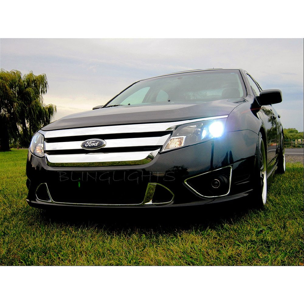 2010 2011 2012 Ford Fusion Bright Light Bulbs for Halogen Headlamps  Headlights Head Lamps Lights