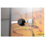 ToxiRium 40x16x16inch 40 Gallon Stackable PVC Reptile Enclosure for Bearded Dragon, Lizard and Snake, Large Terrarium with Sliding Door Lock