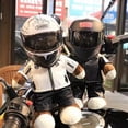 thumbnail image 2 of Muñeco de peluche creativo con forma de motocicleta, bonito casco de locomotora, decoración genial para habitación, regalos de cumpleaños exquisitos para novios, 2 of 5