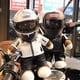 thumbnail image 2 of Creative Motorcycle Teddy Bear Stuffed Doll Pretty Locomotive Helmet Toys Cool Room Decor Boyfriend Exquisite Birthday Gifts, 2 of 5