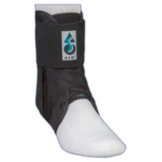 Estabilizador de tobillo Med Spec 264014 ASO negro talla mediana, paquete de 2