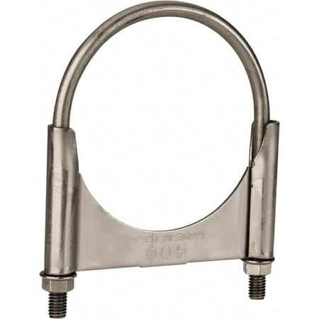 

Made in USA 3/8-16 UNC Round U Bolt Clamp with Clamping/Guillotine Mount for 4 Pipe