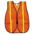 thumbnail image 1 of Rvr V211R Gilet de Sécurité en Maille Polyester, Rayures Vert Lime, 1 of 1