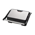 thumbnail image 2 of Electric Panini Press and Sandwich Maker with 180 Degree Flat Open, Non Stick Plates, Removable Drip Tray for Steak, Burgers and Breakfast, 2 of 8