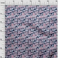 thumbnail image 2 of oneOone Polyester Tissu Lycra Carré & Triangle Géométrique Tissu Imprimé par Yard 56 Pouces de Large, 2 of 4