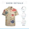 thumbnail image 7 of High Quality Hawaiian Shirts for Men Short Sleeve Aloha Beach Shirt Floral Summer Casual Button Down Shirts Blouses MEK2VI, 7 of 7