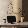 thumbnail image 6 of Violaura Figure Metal Wall Art - Easy to Install Hanging Perfect for Home, Living Room Decor (24.0" x 12.0"), 6 of 8