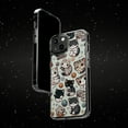 thumbnail image 6 of DistinctInk Clear Hybrid Case for Apple iPhone 12 Mini (5.4" Screen) - Whimsical Feline Paradise: A Colorful Cartoon Pattern - Raised Bezel Screen Guard, 6 of 8