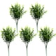 thumbnail image 2 of Hojas de eucalipto artificiales | Tallos de follaje artificial | Plantas de plástico de 7 ramas para decoración del hogar | Paquete de 5 arreglos de follaje realista, 2 of 7