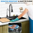 thumbnail image 5 of Durable Stainless-Steel Sink - Sleek and Stylish, Corrosion and Rust-Resistant Kitchen Sink for Modern Kitchens (Gun Black), 5 of 7